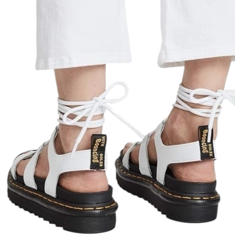 Dr. Martens nartilla White Strappy Sandals - Picture 2 of 6